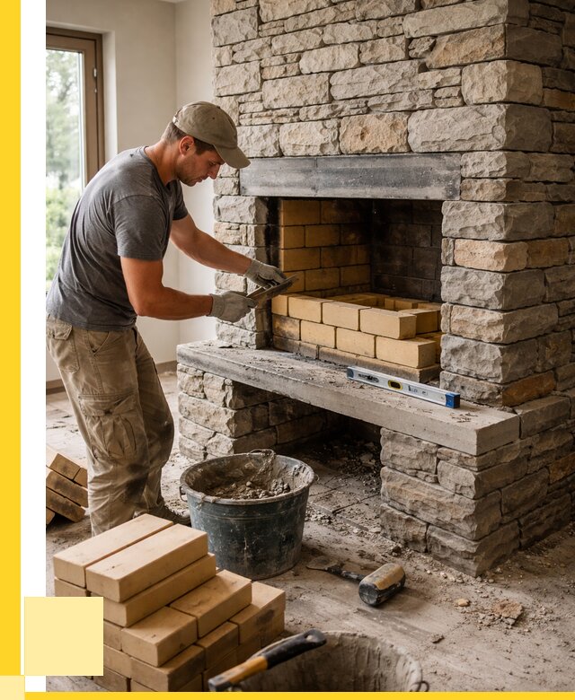 Кладка каминов и камина в Туле от 25423 р. ЭриданТул