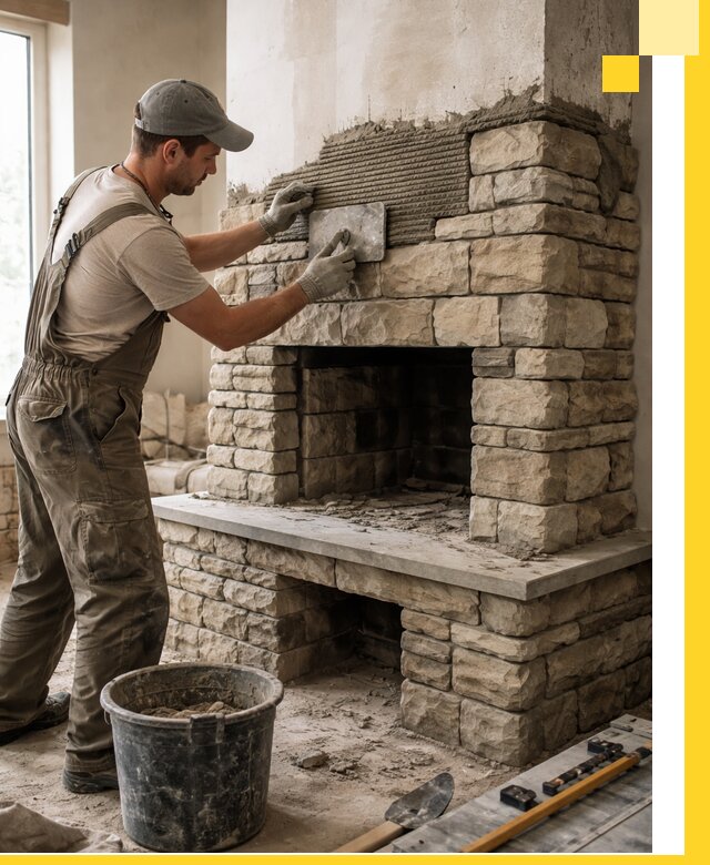 Строительство каминов под ключ в Туле от проектирования до монтажа