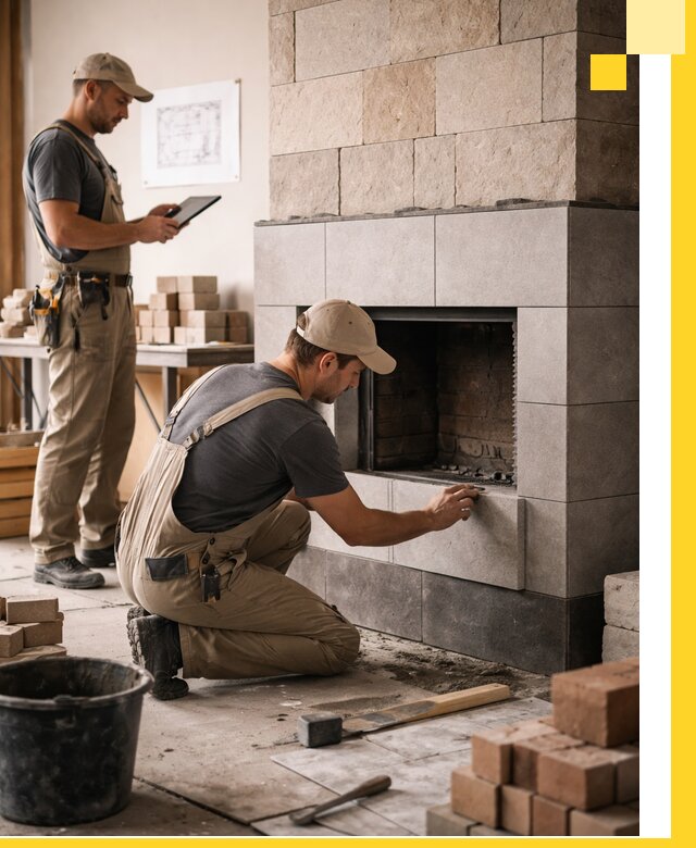 Индивидуальные проекты каминов и каминных систем в Туле