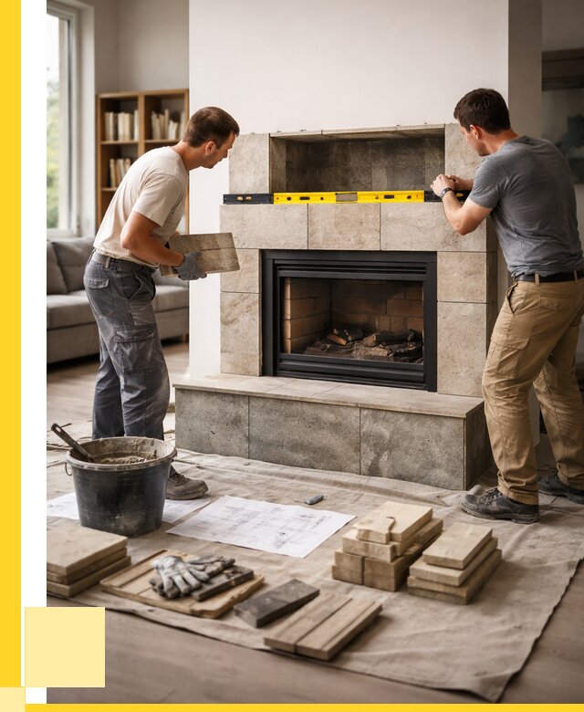 Монтаж каминов и установка в Туле от 45761 р. | ЭриданТул