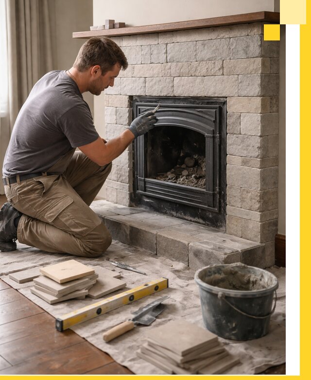 Профессиональный ремонт каминов в Туле восстановление и сервис