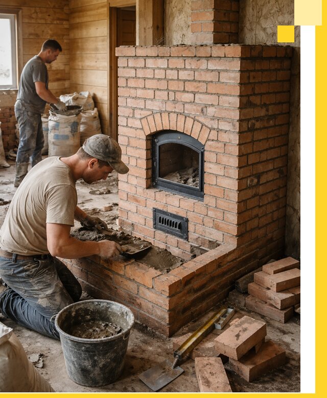 Профессиональное строительство печей в Туле под ключ