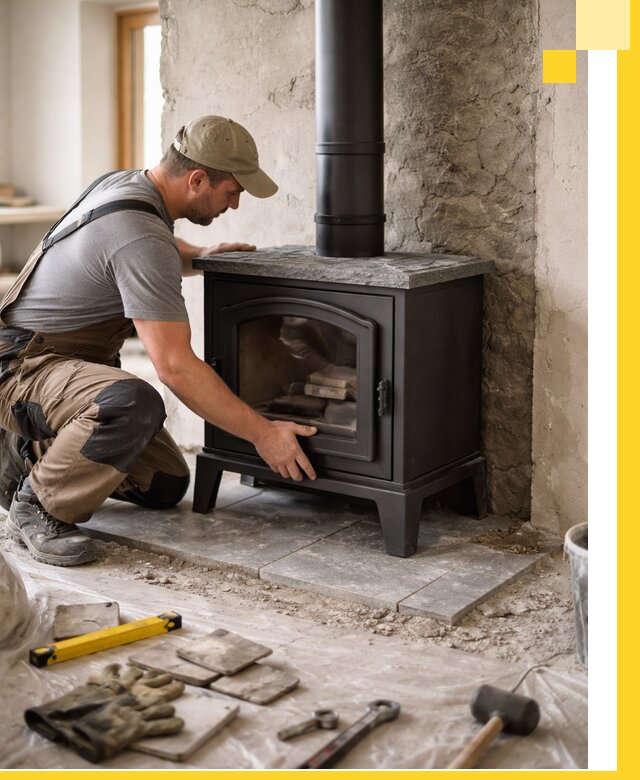 Профессиональный монтаж печей и каминов в Туле под ключ