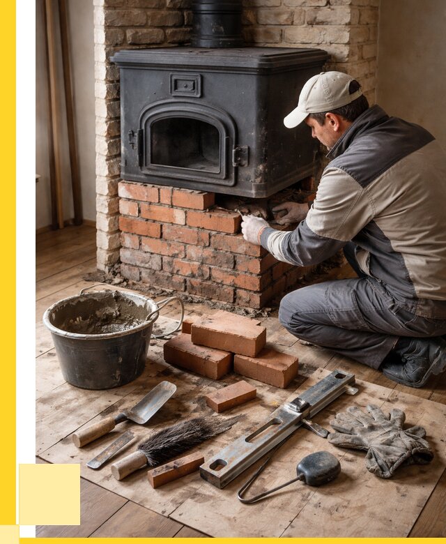 Ремонт печей в Туле от 12203 р., услуги печника ЭриданТул