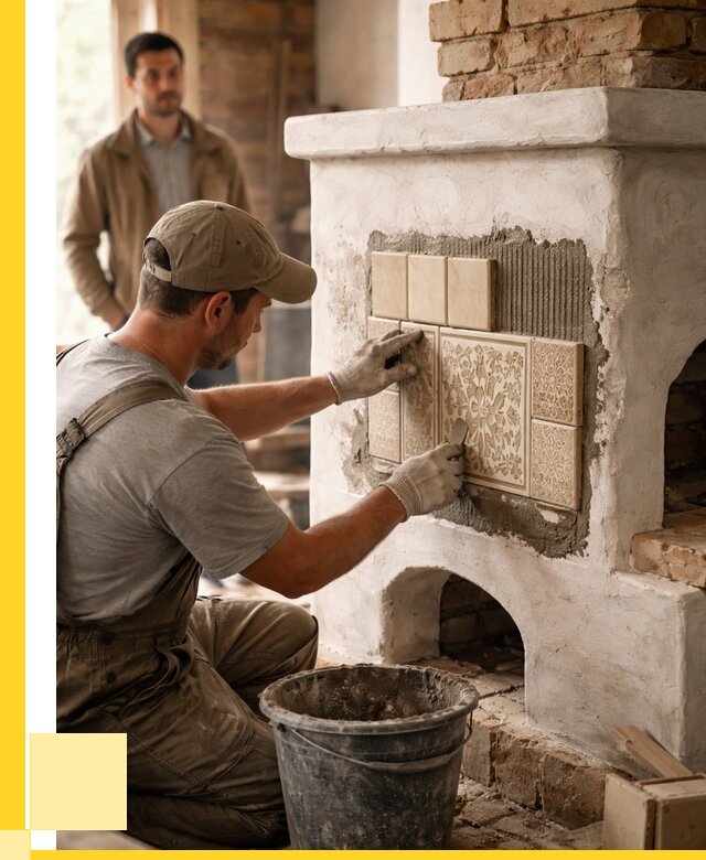 Отделка печей и банных печей в Туле от 35592 р. | ЭриданТул