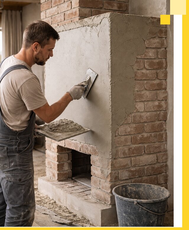 Отделка печей и облицовка каминов в Туле под ключ