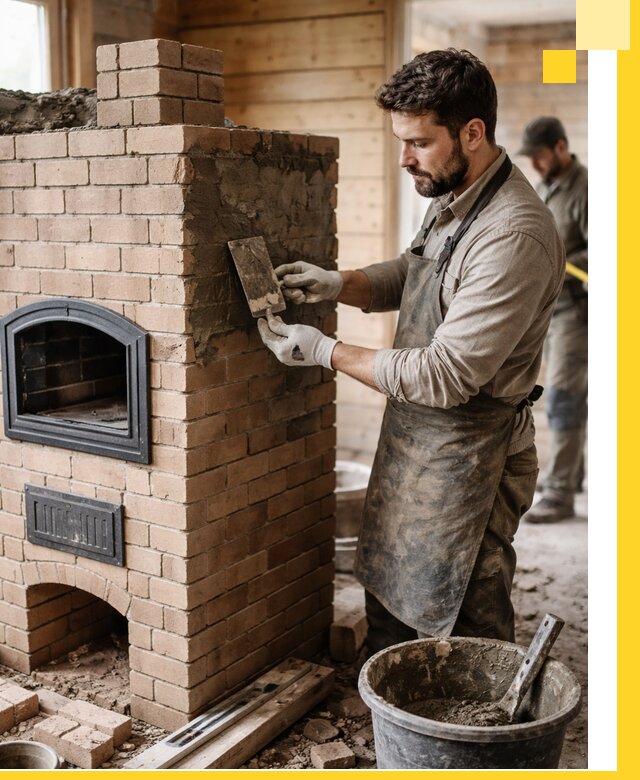 Изготовление и установка печей-шведок под ключ в Туле