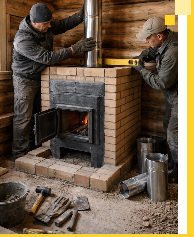 Проектирование, изготовление и установка банных печей в Туле