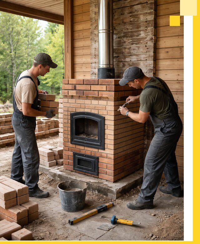 Производство и установка дачных печей под ключ в Туле