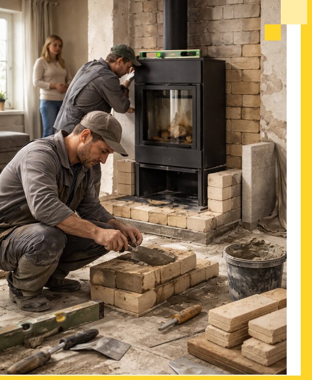 Печи и камины под ключ: проект, установка в Туле