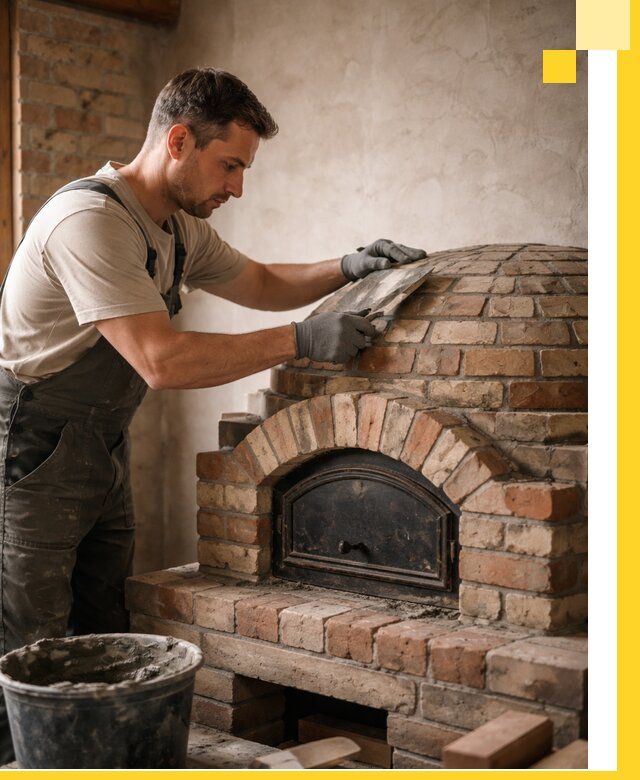 Изготовление и монтаж помпейских печей на заказ в Туле