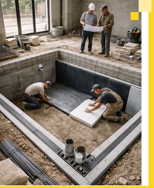 Проекты частных и общественных бассейнов под ключ в Туле