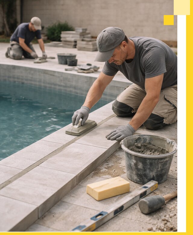 Отделка бассейнов в Туле: декоративная отделка и гидроизоляция