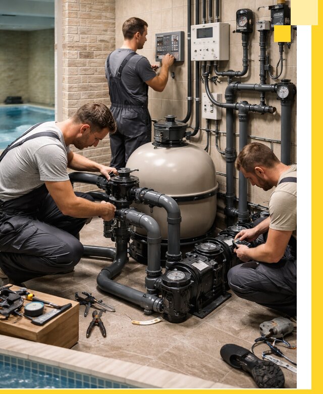 Комплексное оборудование для бассейнов под ключ в Туле