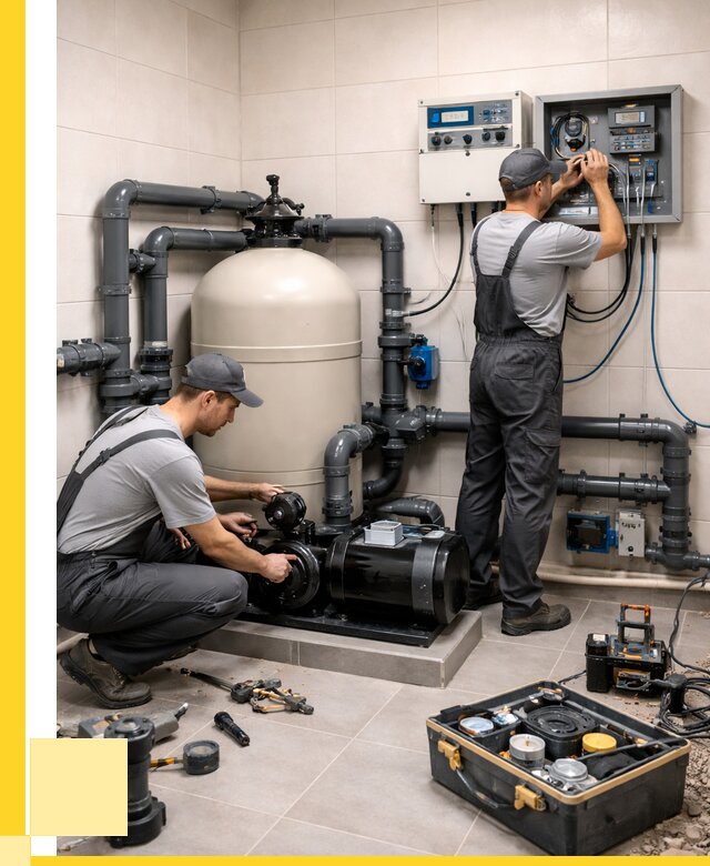 Монтаж оборудования для бассейнов в Туле от 40676 р. | ЭриданТул