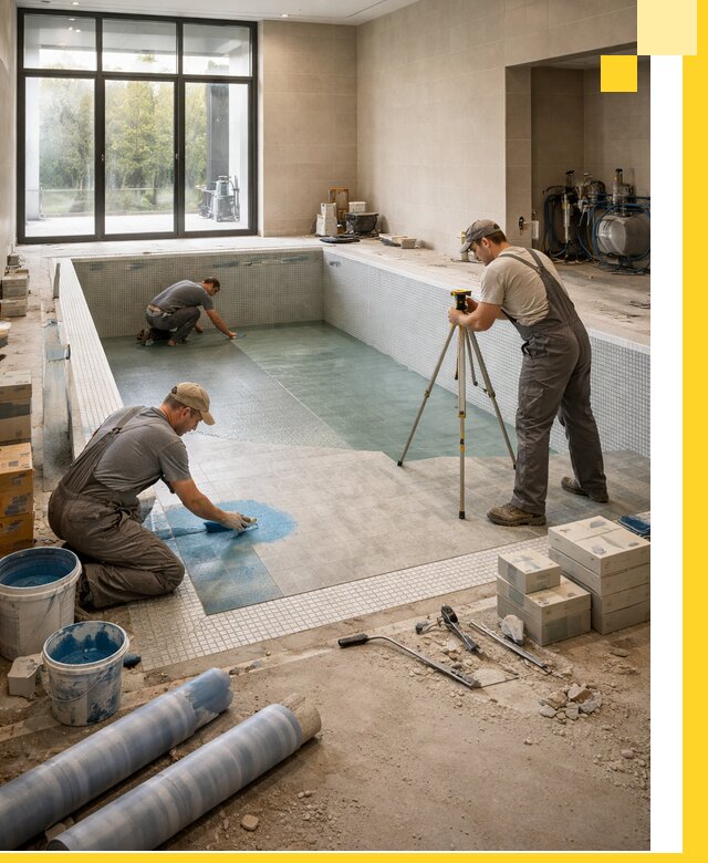 Проект и строительство закрытых бассейнов в Туле под ключ