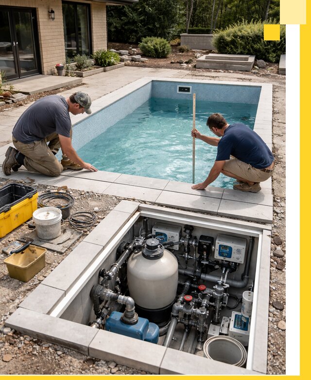 Строительство качественных домашних бассейнов под ключ в Туле