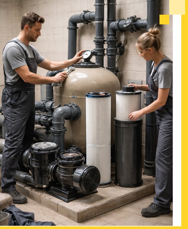 Фильтры и системы фильтрации для бассейнов в Туле