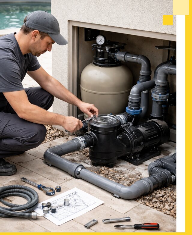 Поставка, монтаж и сервис насосов для бассейнов в Туле