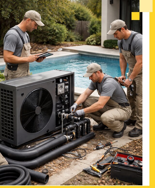 Проектирование и установка тепловых насосов для бассейнов в Туле