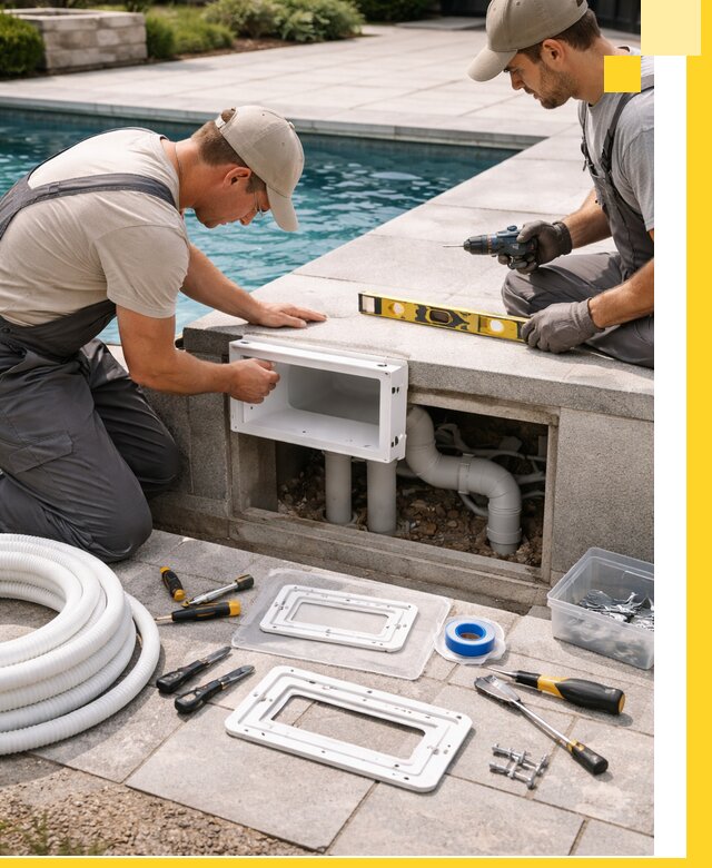 Поставка и установка скиммеров для бассейнов в Туле