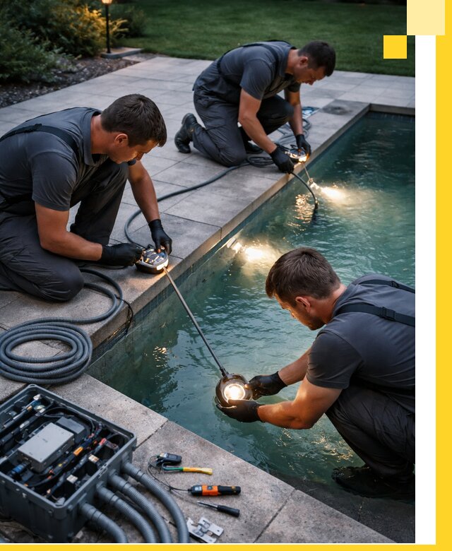 Профессиональное освещение бассейнов в Туле: дизайн и монтаж