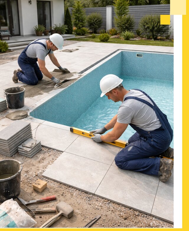 Строительство и монтаж плавательных бассейнов под ключ в Туле