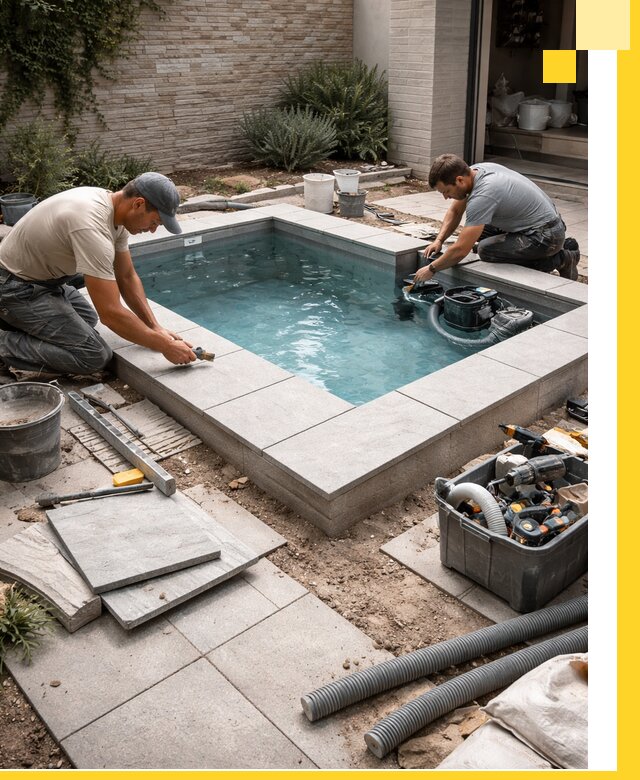 Мини бассейны под ключ в Туле, дизайн и установка