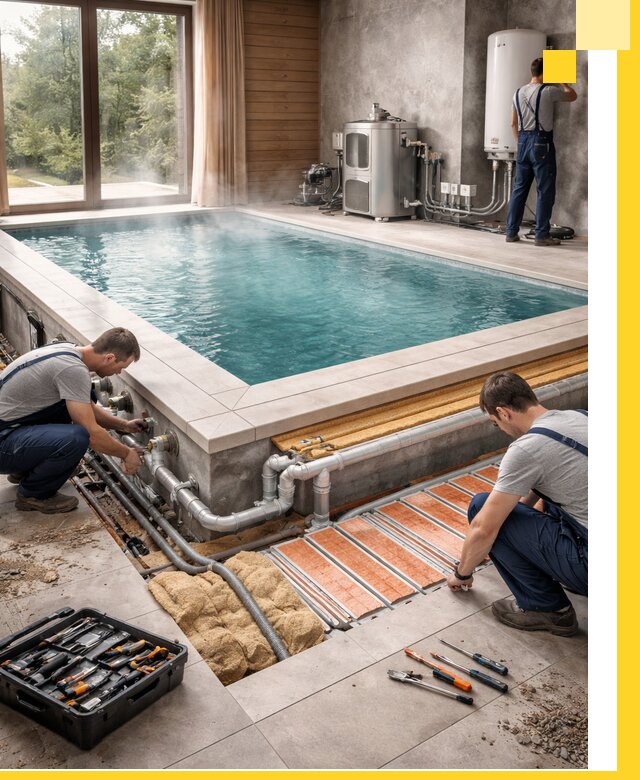 Проектирование и строительство тёплых бассейнов в Туле