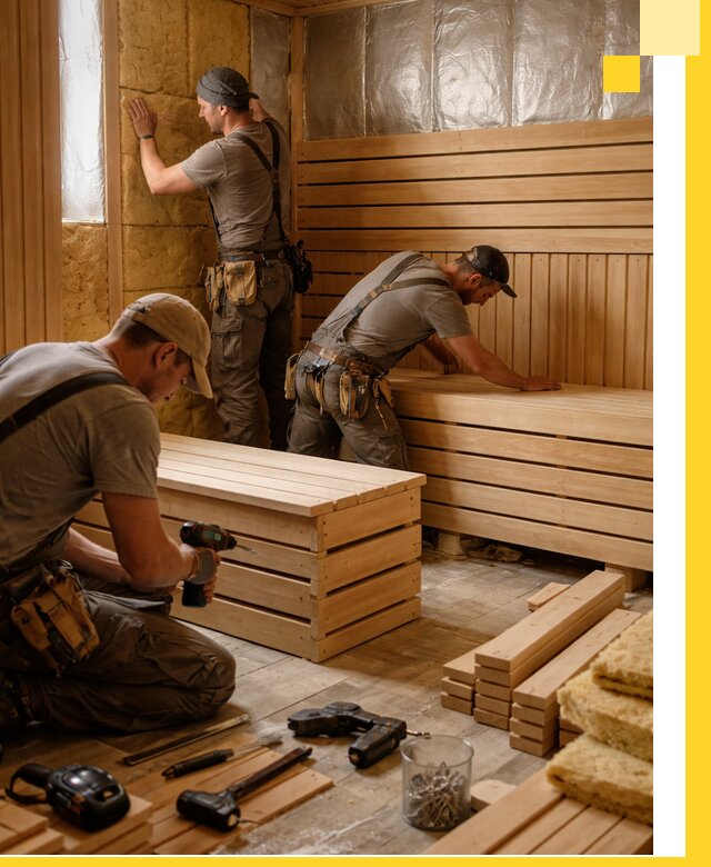 Профессиональное строительство саун под ключ в Туле