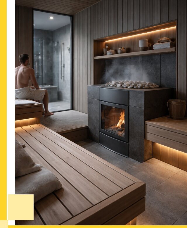Проект сауны в частном доме в Туле от 35592 р. | ЭриданТул