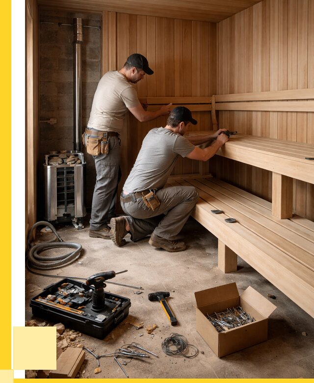 Монтаж саун под ключ в Туле от 122028 р. | ЭриданТул