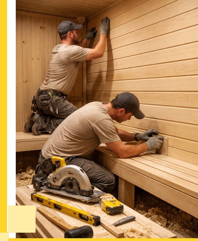 Обшивка саун вагонкой в Туле от 2542 р. | ЭриданТул