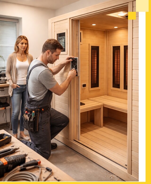 Инфракрасные сауны под ключ в Туле продажа и установка