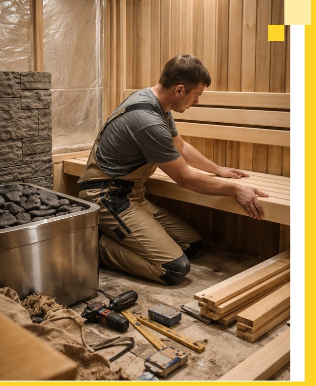 Сауны для дома под ключ с проектированием и монтажом в Туле