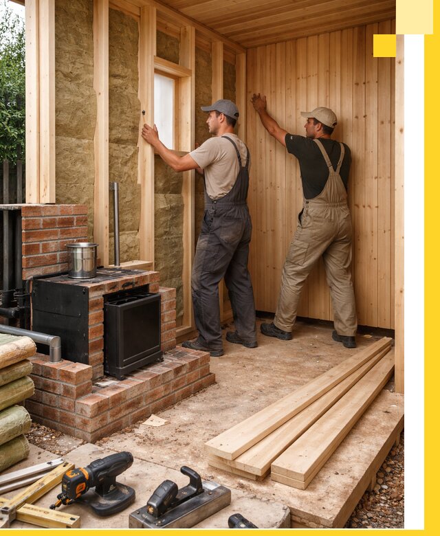 Строительство и установка дачных саун под ключ в Туле