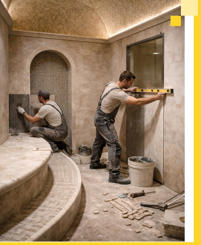 Проектирование и строительство саун с хамамом под ключ в Туле