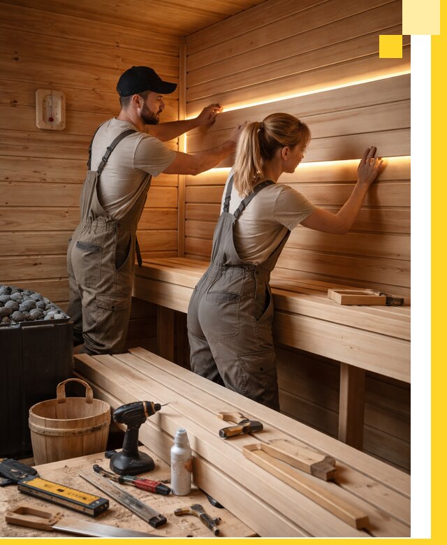 Дизайн саун и бань под ключ с индивидуальным проектом в Туле