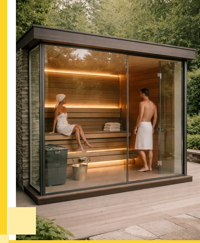 Сауна стеклянная и двери для сауны в Туле от 254225 р. | ЭриданТул