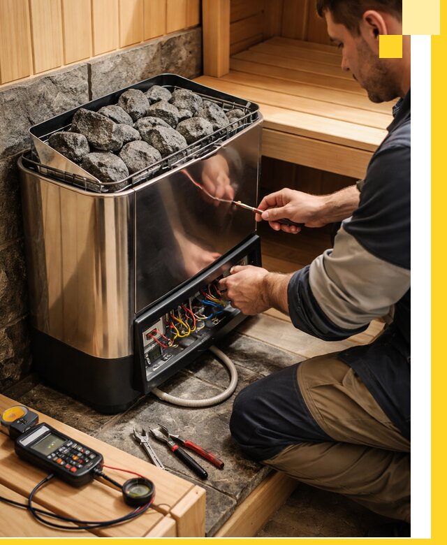 Продажа и установка электрокаменок для саун в Туле