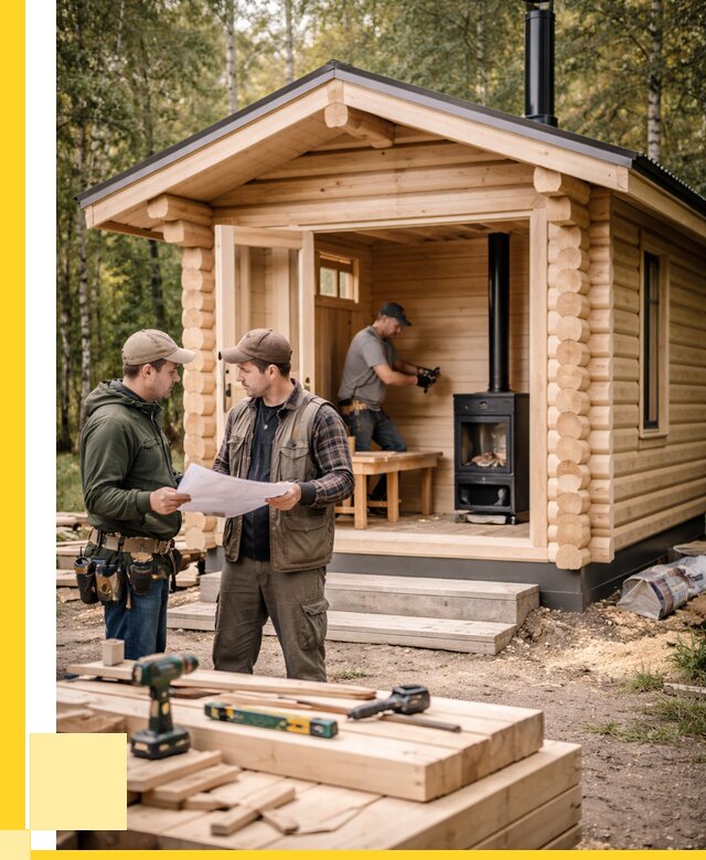 Монтаж бань под ключ в Туле — от 203380 р. | ЭриданТул