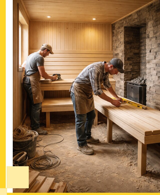 Отделка бани в Туле: внутренняя отделка от 3051 р. | ЭриданТул