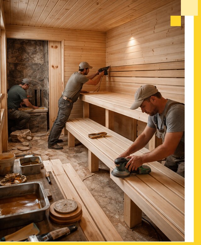 Профессиональная отделка бань в Туле под ключ, с гарантией