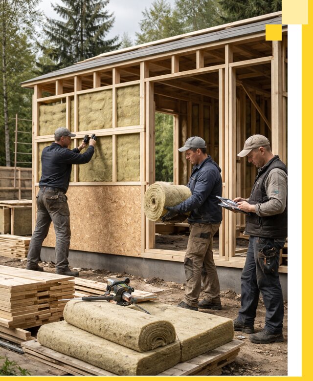 Проектирование и строительство каркасных бань в Туле под ключ