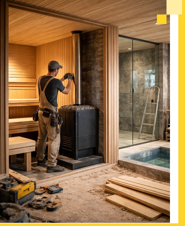 Полное строительство банных комплексов под ключ в Туле