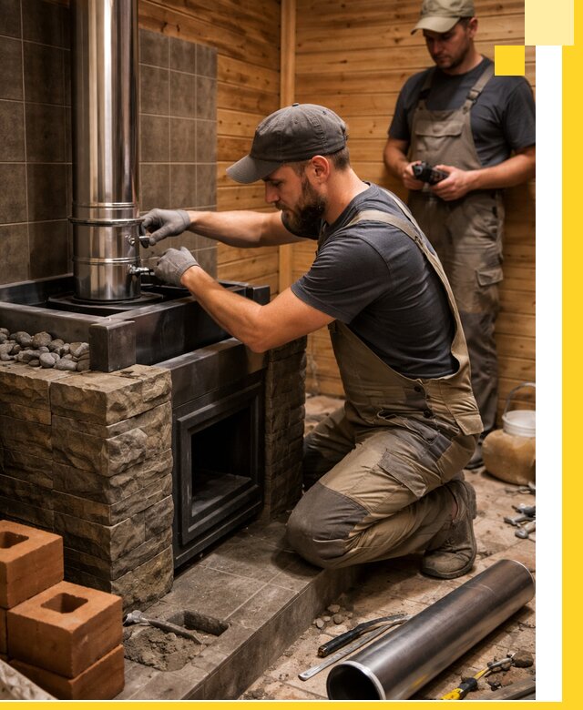 Изготовление и установка банных печей под ключ в Туле