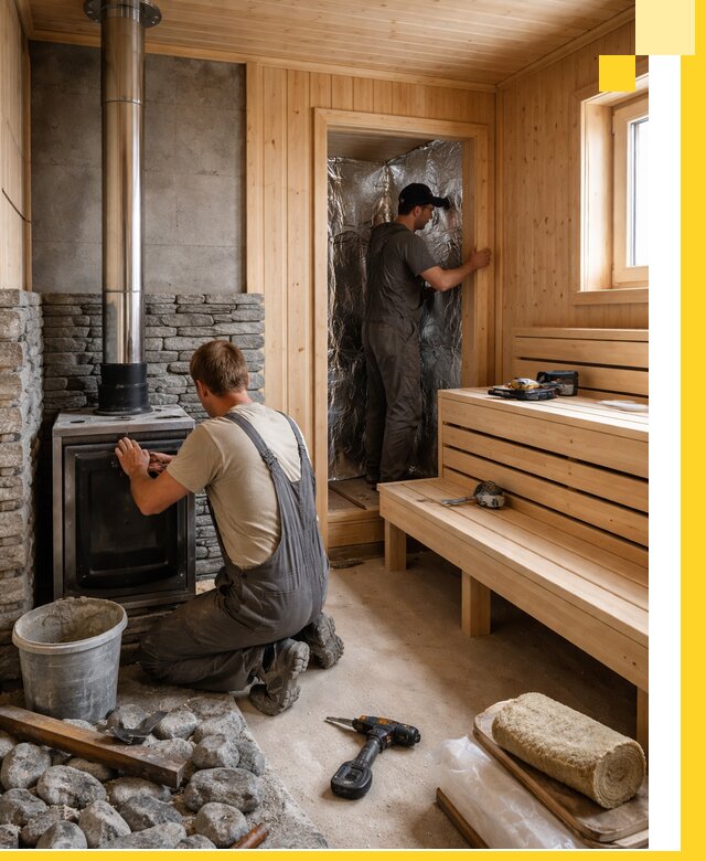 Строительство и изготовление бань под ключ в Туле