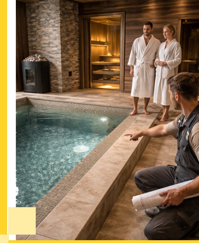 Проект бани с бассейном под ключ в Туле от 66099 р. | ЭриданТул