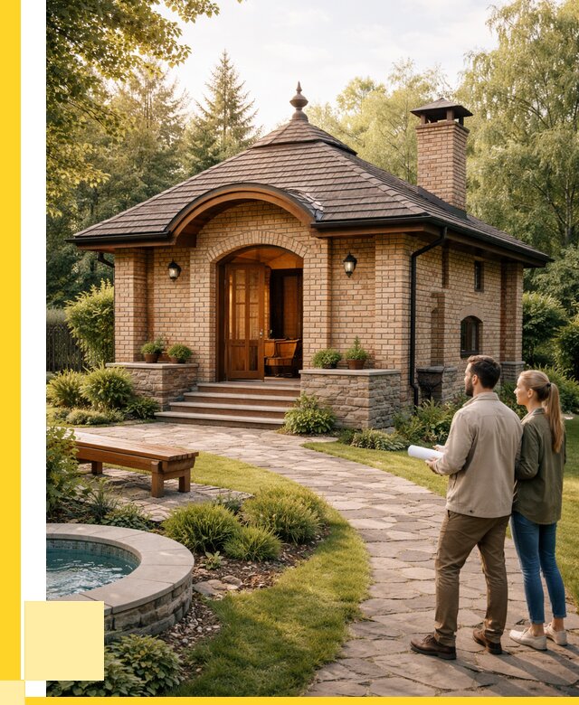 Проект кирпичной бани в Туле от 30507 р. | ЭриданТул