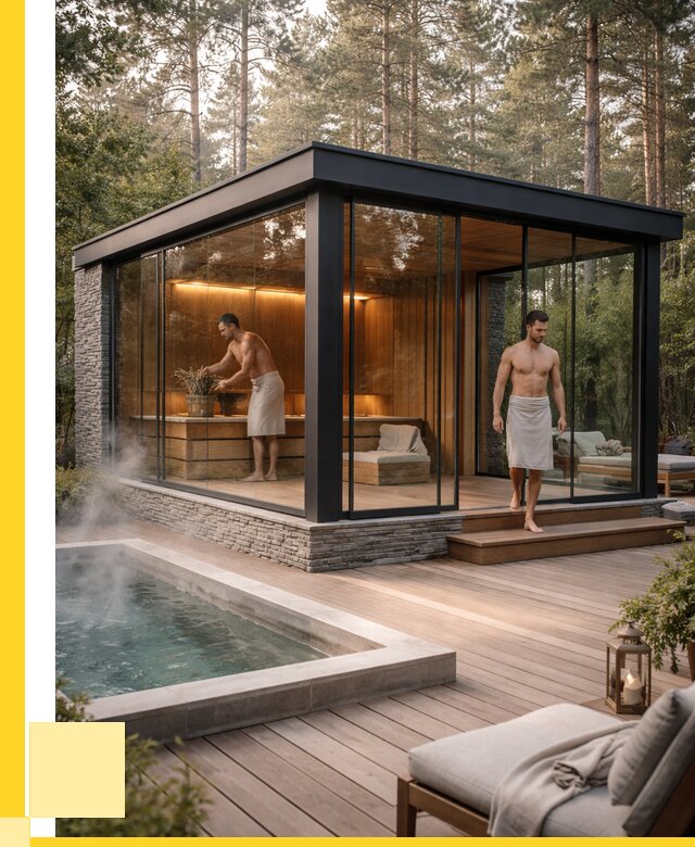 Стеклянные бани и двери в Туле от 457605 р. | ЭриданТул